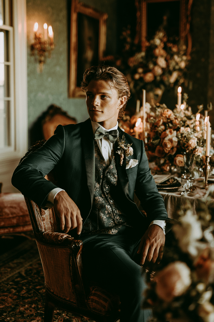 27 Green Tuxedo Wedding Ideas for a Stylish and Modern Celebration