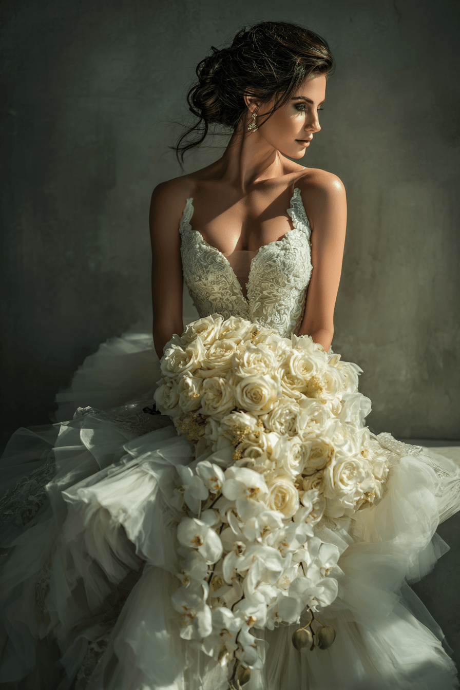 27 Dreamy Cascading Wedding Bouquet Designs Brides Love