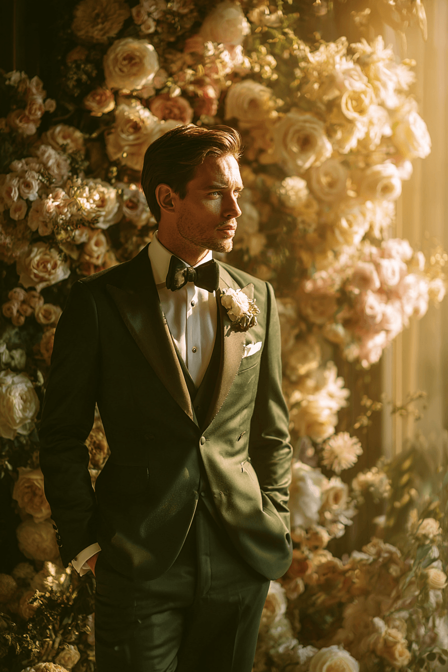 27 Green Groom Attire Inspirations for Every Wedding Theme