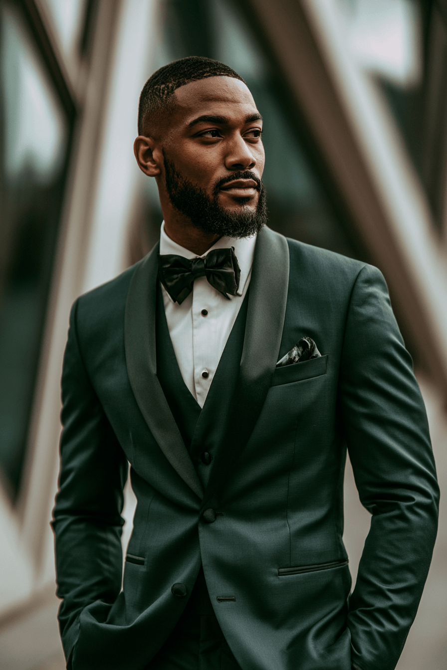 27 Green Tuxedo Wedding Ideas for a Stylish and Modern Celebration