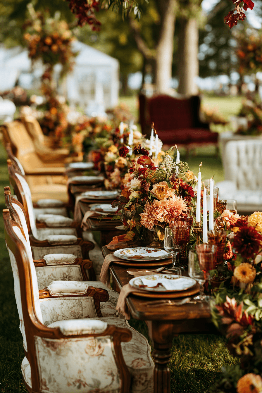 27 Stunning Fall Outdoor Wedding Ideas for a Magical Celebration