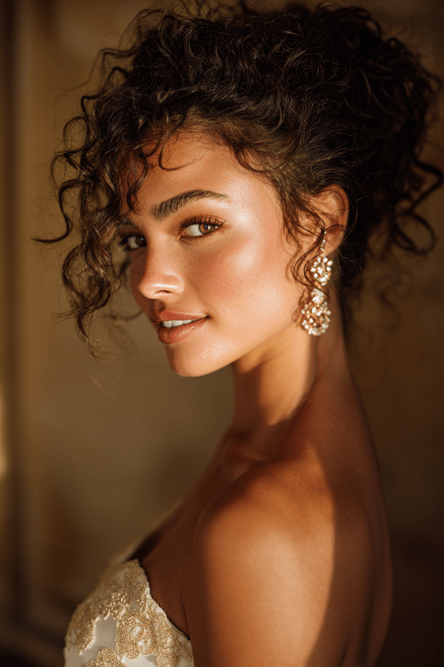 27 Beautiful Curly Hair Looks Perfect for Weddings