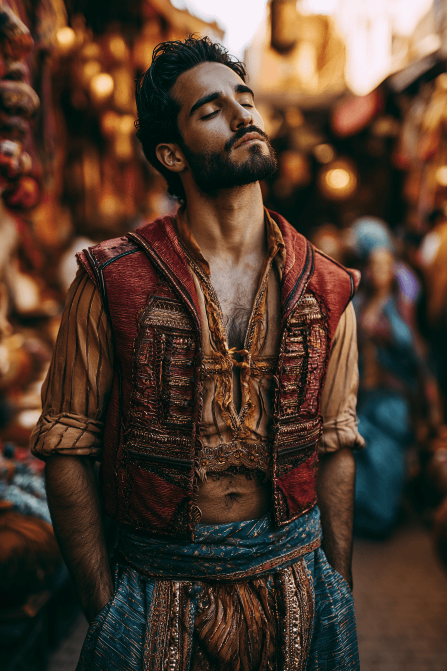 27 Enchanting Jasmine and Aladdin Costumes for Couples and Families