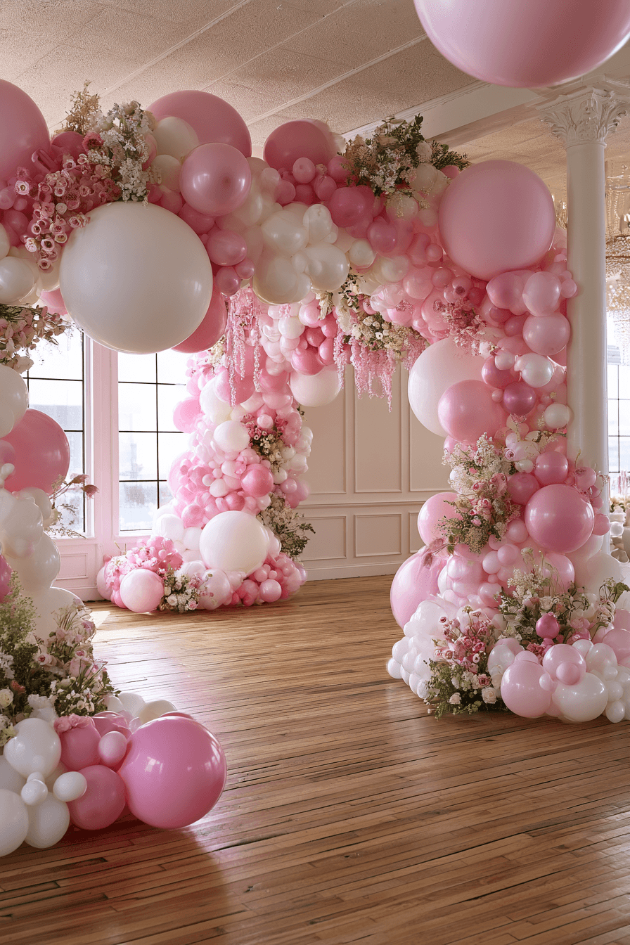 27 Beautiful Pink and White Birthday Decorations to Inspire Your Party