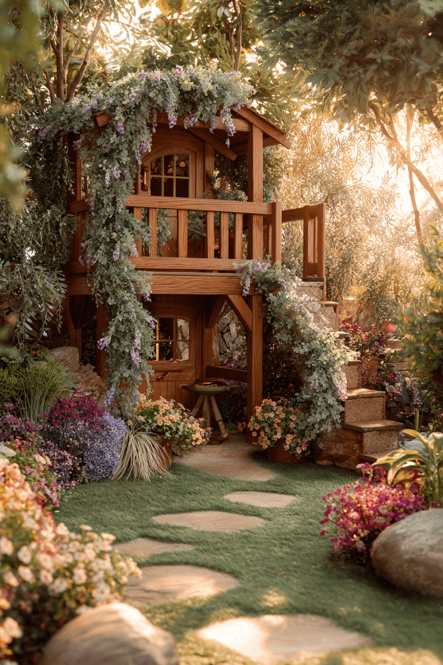 27 Fun Children's Garden Play Areas Kids Will Love Exploring