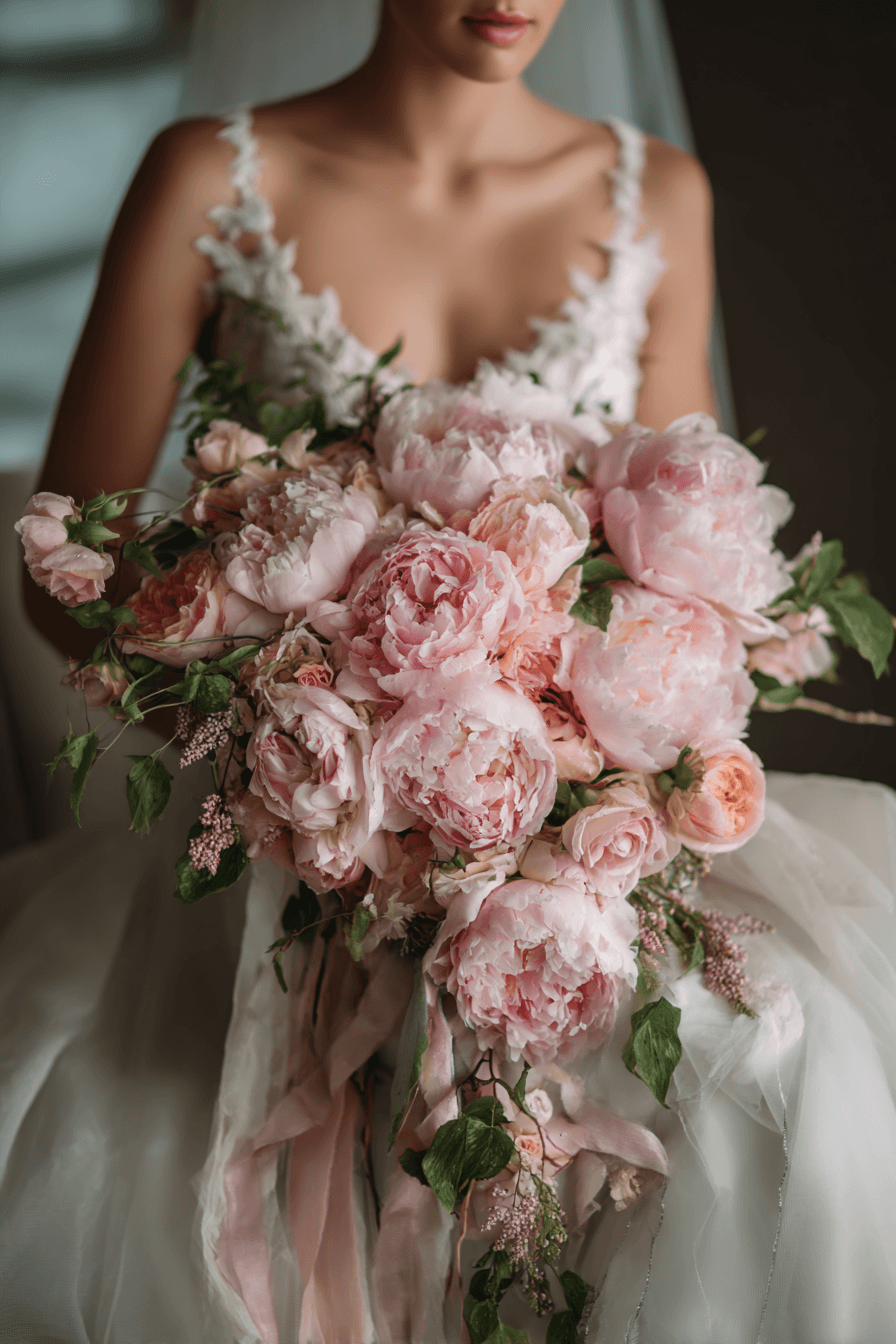 27 Dreamy Cascading Wedding Bouquet Designs Brides Love