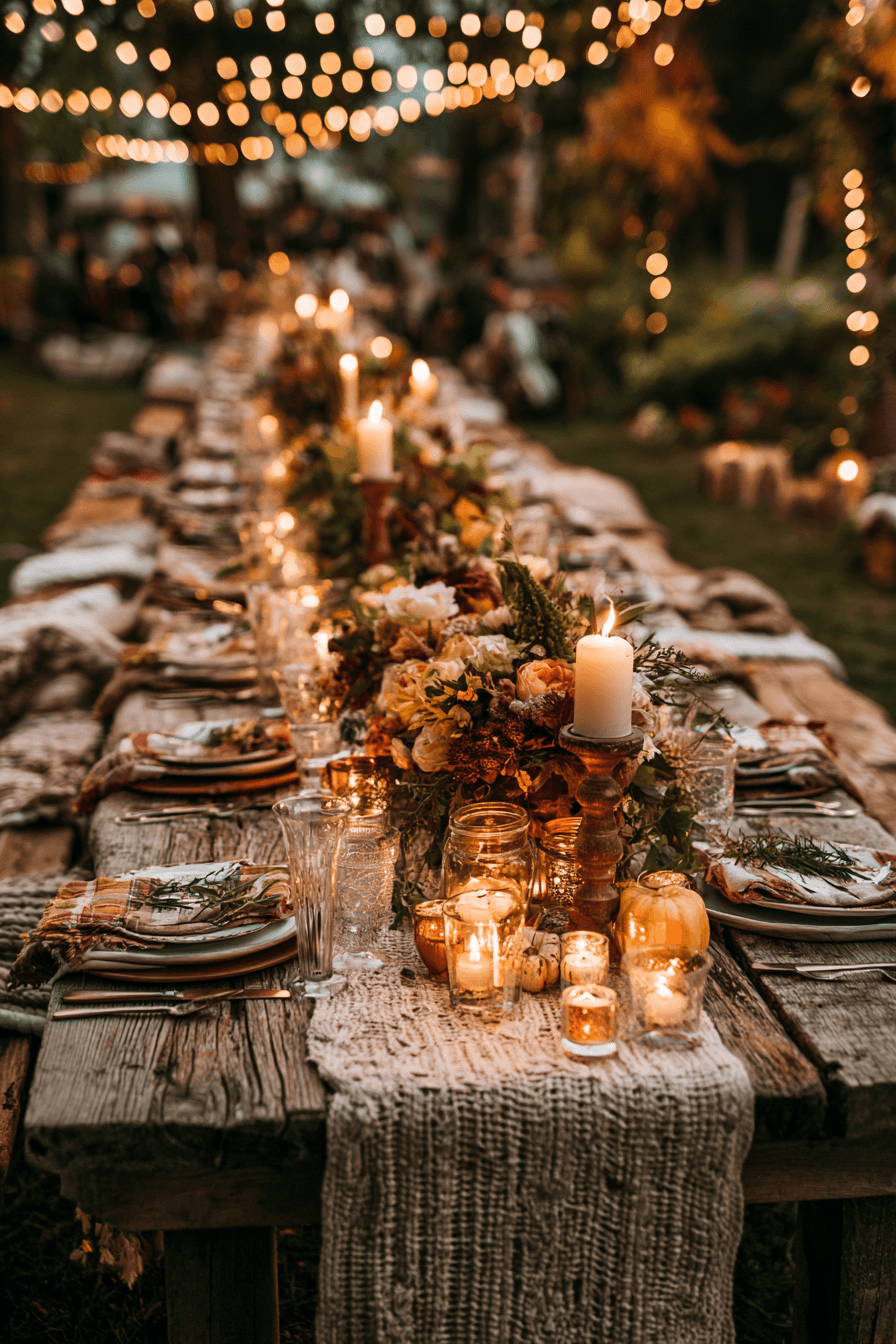 27 Stunning Fall Outdoor Wedding Ideas for a Magical Celebration