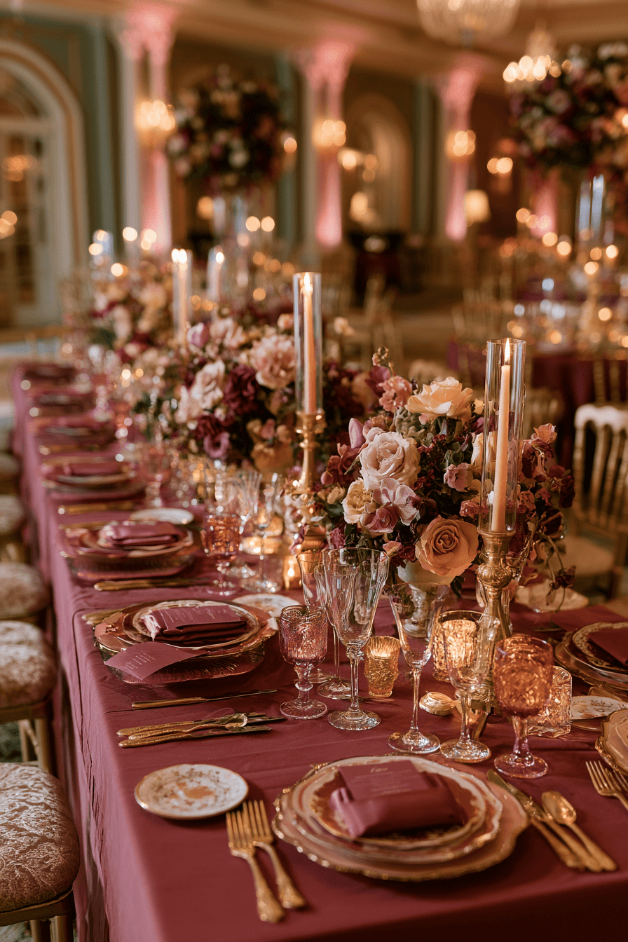 27 Burgundy and Blush Wedding Ideas for a Timeless Romantic Celebration