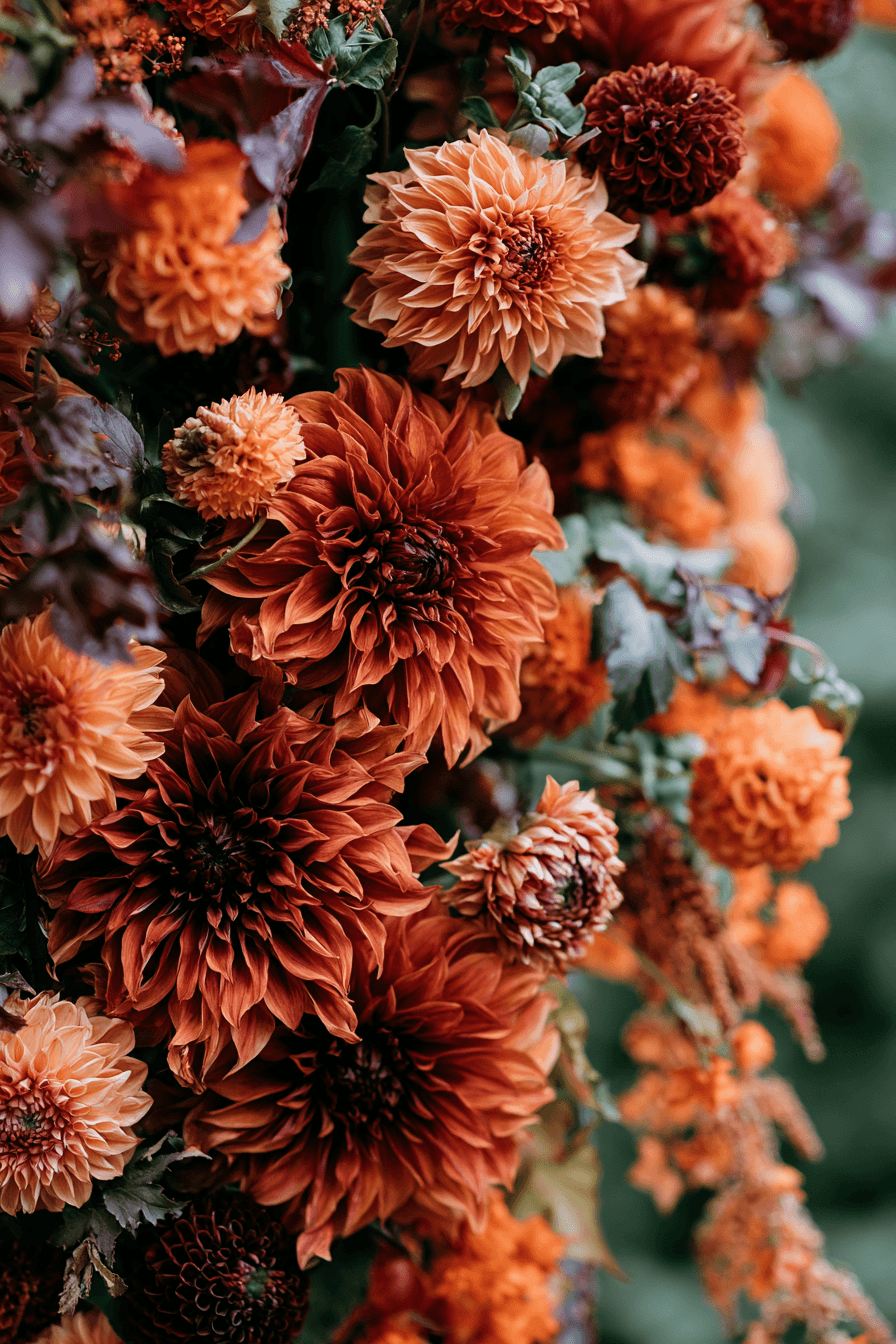 27 Stunning Burnt Orange Wedding Flower Ideas for a Romantic Celebration