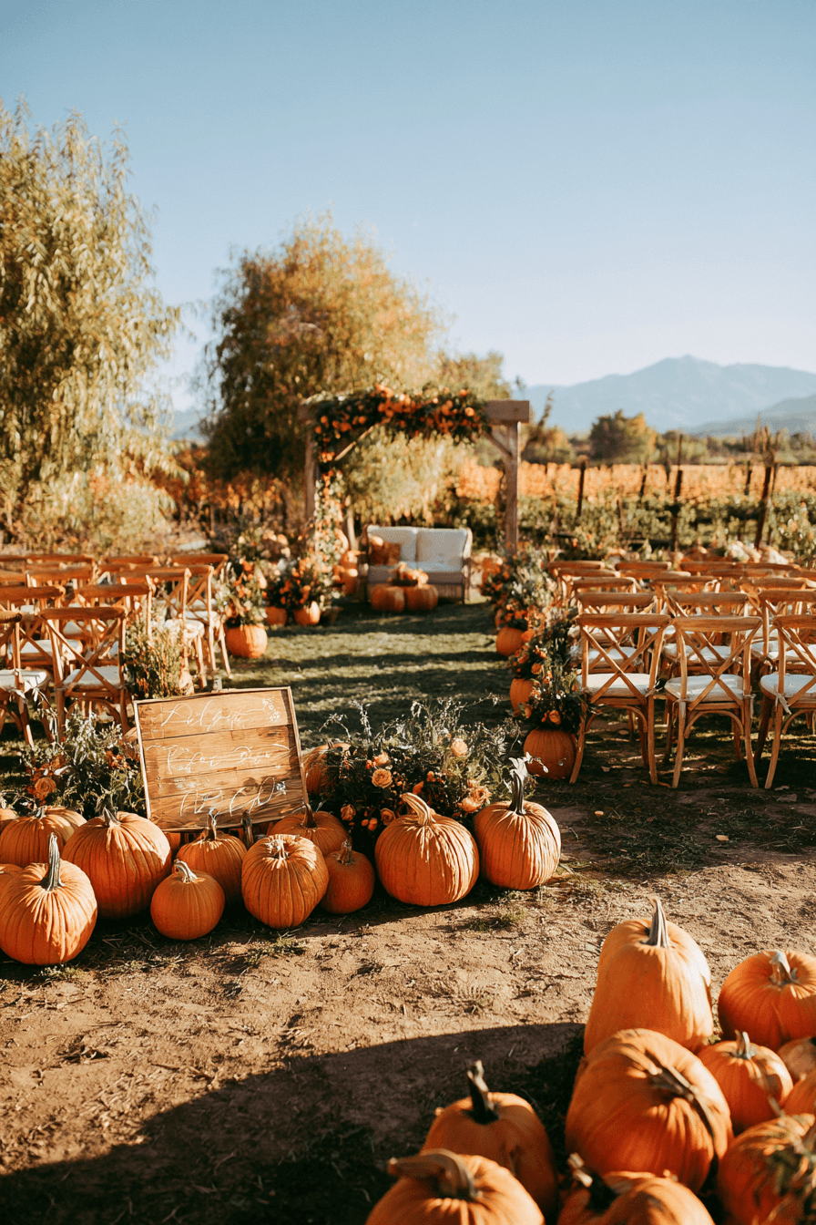 27 Stunning Fall Outdoor Wedding Ideas for a Magical Celebration
