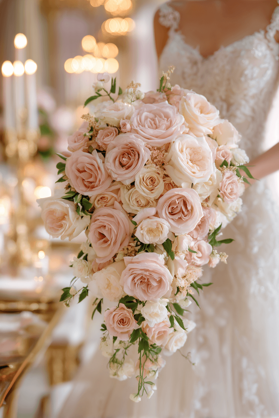 27 Dreamy Cascading Wedding Bouquet Designs Brides Love