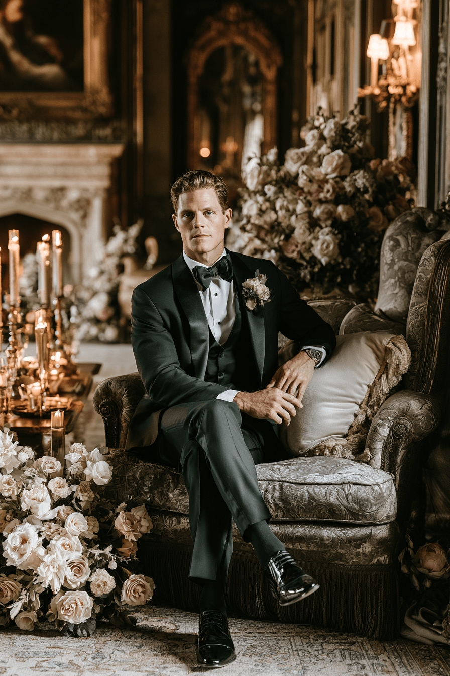 27 Green Tuxedo Wedding Ideas for a Stylish and Modern Celebration