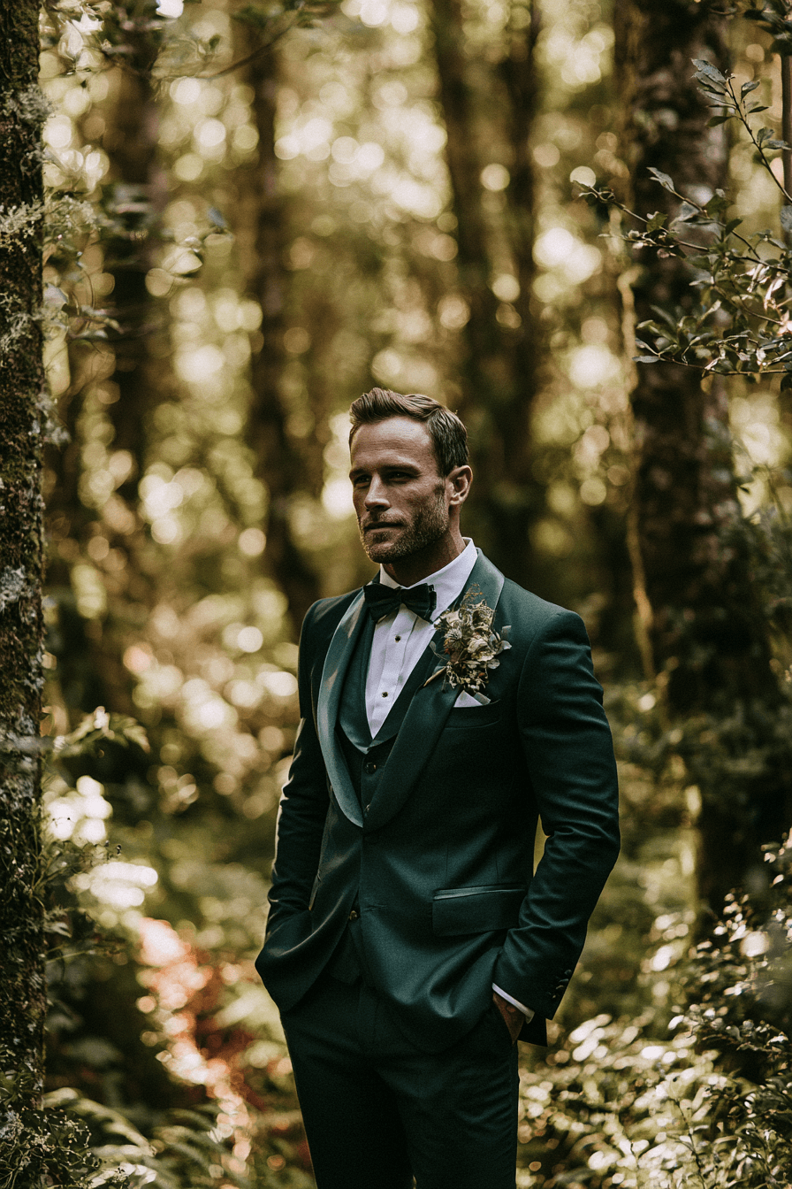 27 Green Tuxedo Wedding Ideas for a Stylish and Modern Celebration