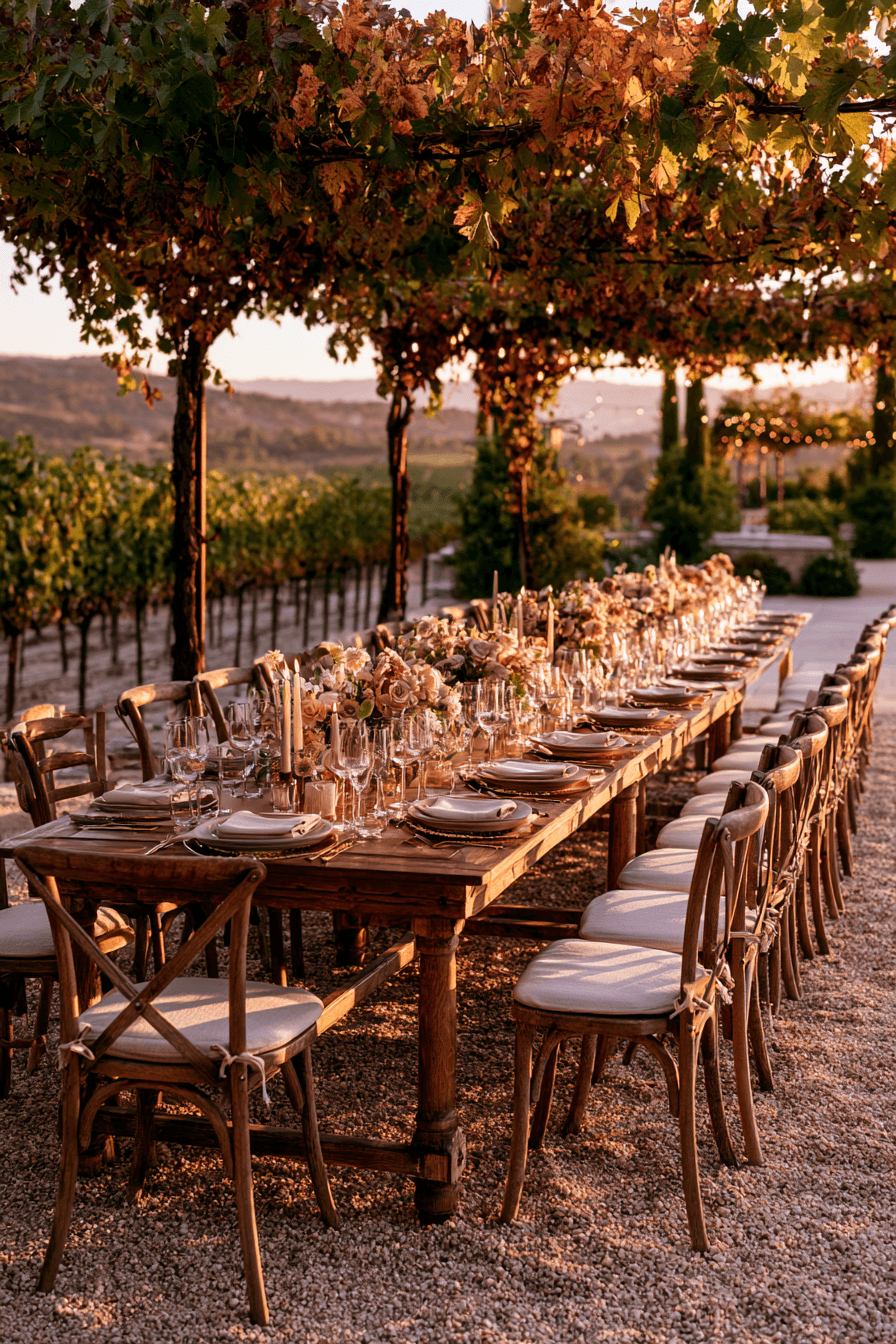 27 Stunning Fall Outdoor Wedding Ideas for a Magical Celebration