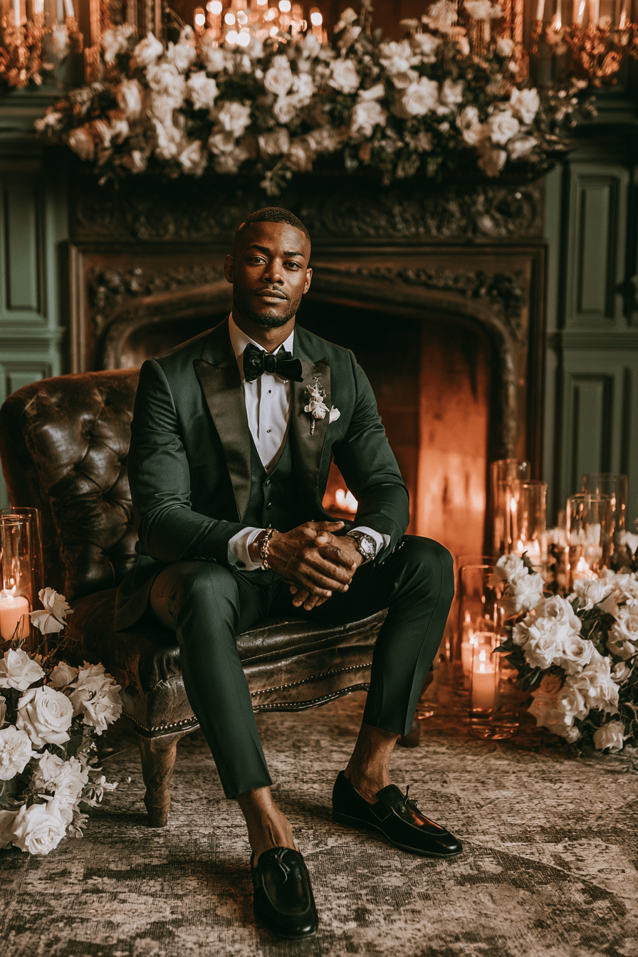 27 Green Tuxedo Wedding Ideas for a Stylish and Modern Celebration