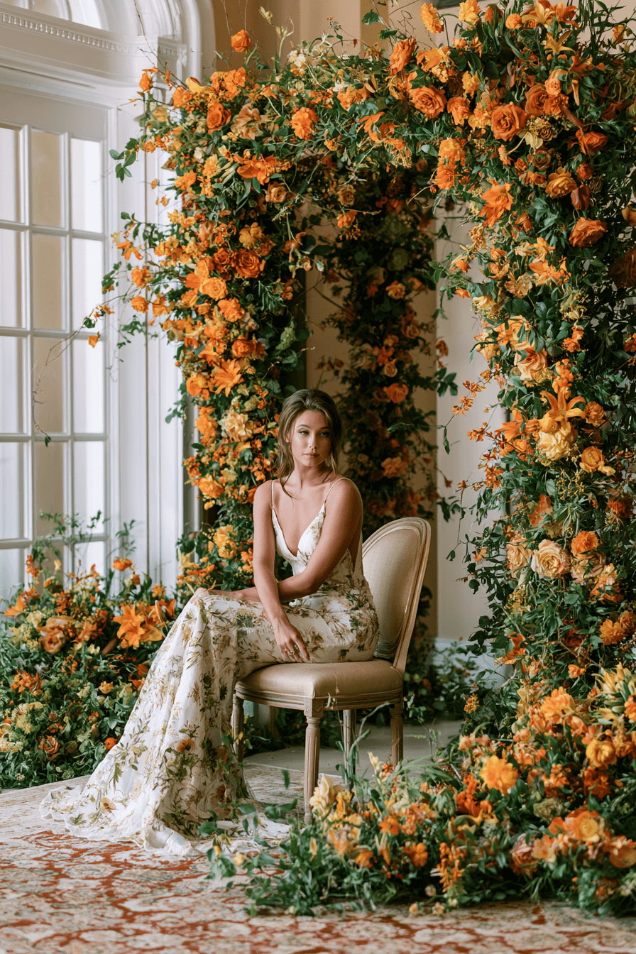 27 Stunning Burnt Orange Wedding Flower Ideas for a Romantic Celebration