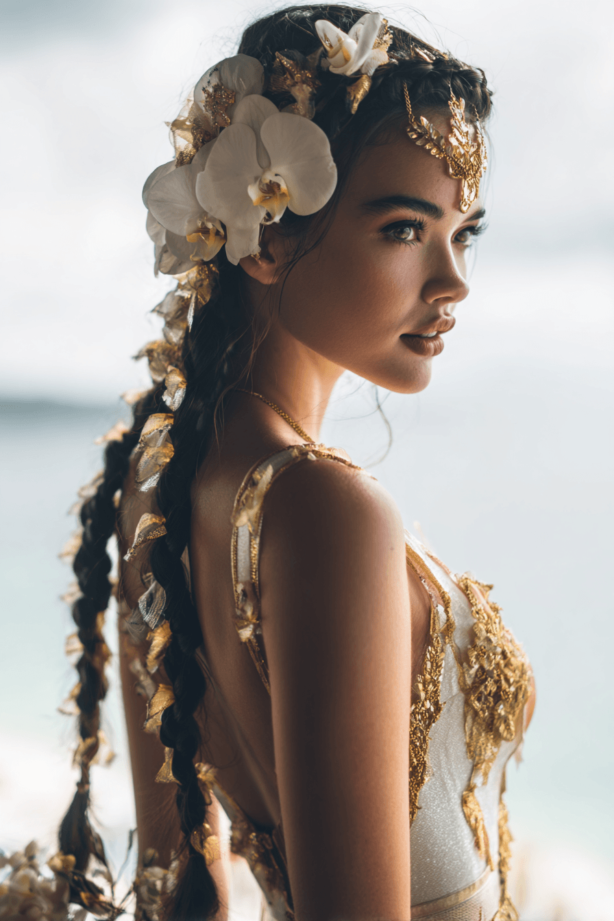 27 Beach Wedding Hairstyles That Stay Gorgeous in Ocean Breeze