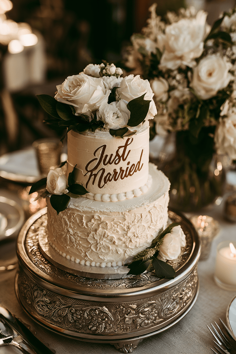27 Romantic Just Married Cake Ideas Every Couple Will Love
