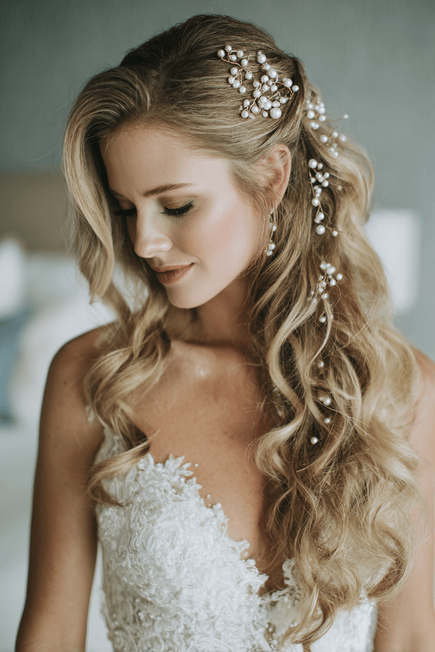 27 Beach Wedding Hairstyles That Stay Gorgeous in Ocean Breeze
