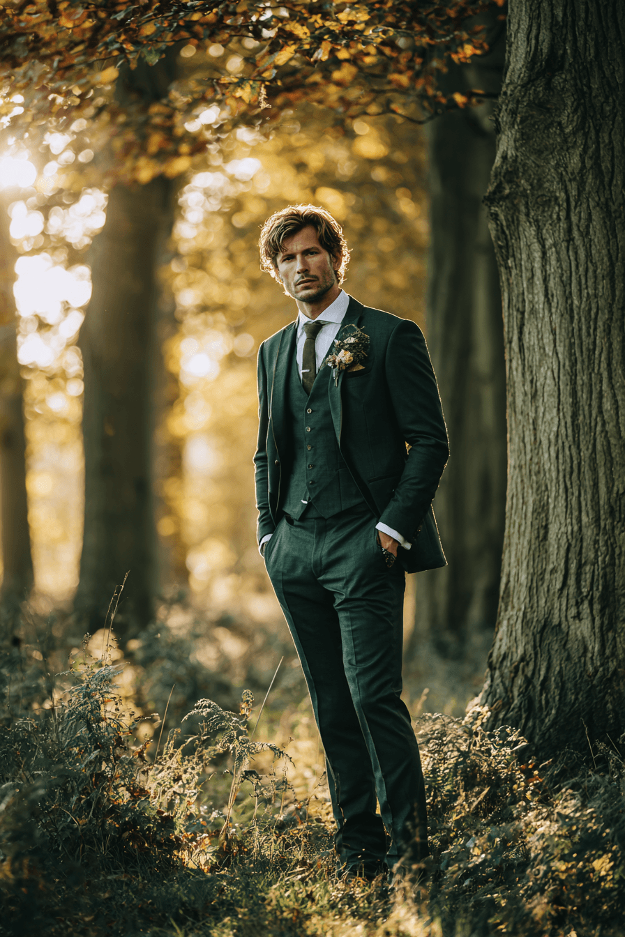 27 Green Groom Attire Inspirations for Every Wedding Theme
