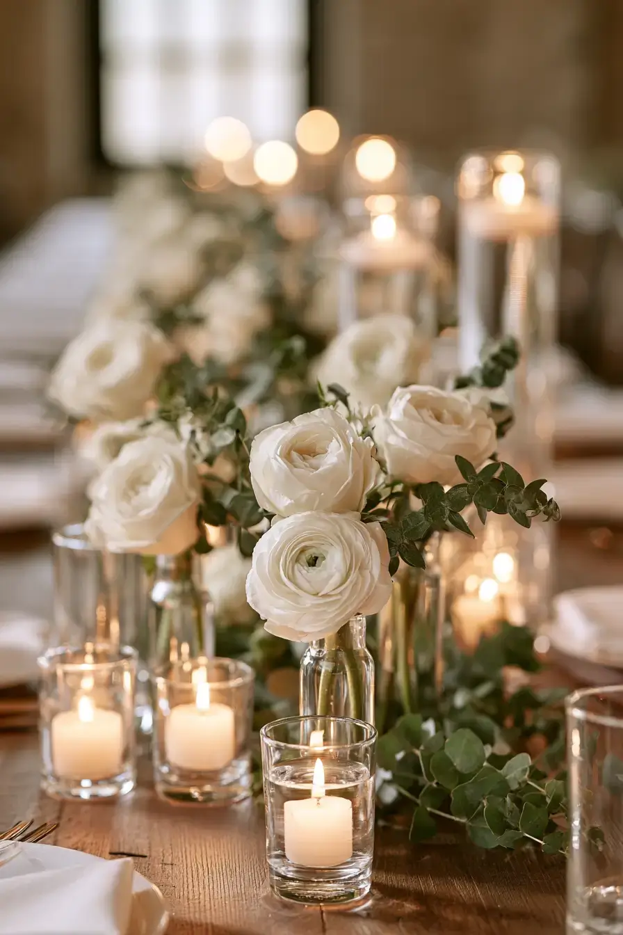 27 Bud Vase Wedding Centerpiece Ideas for a Romantic Reception