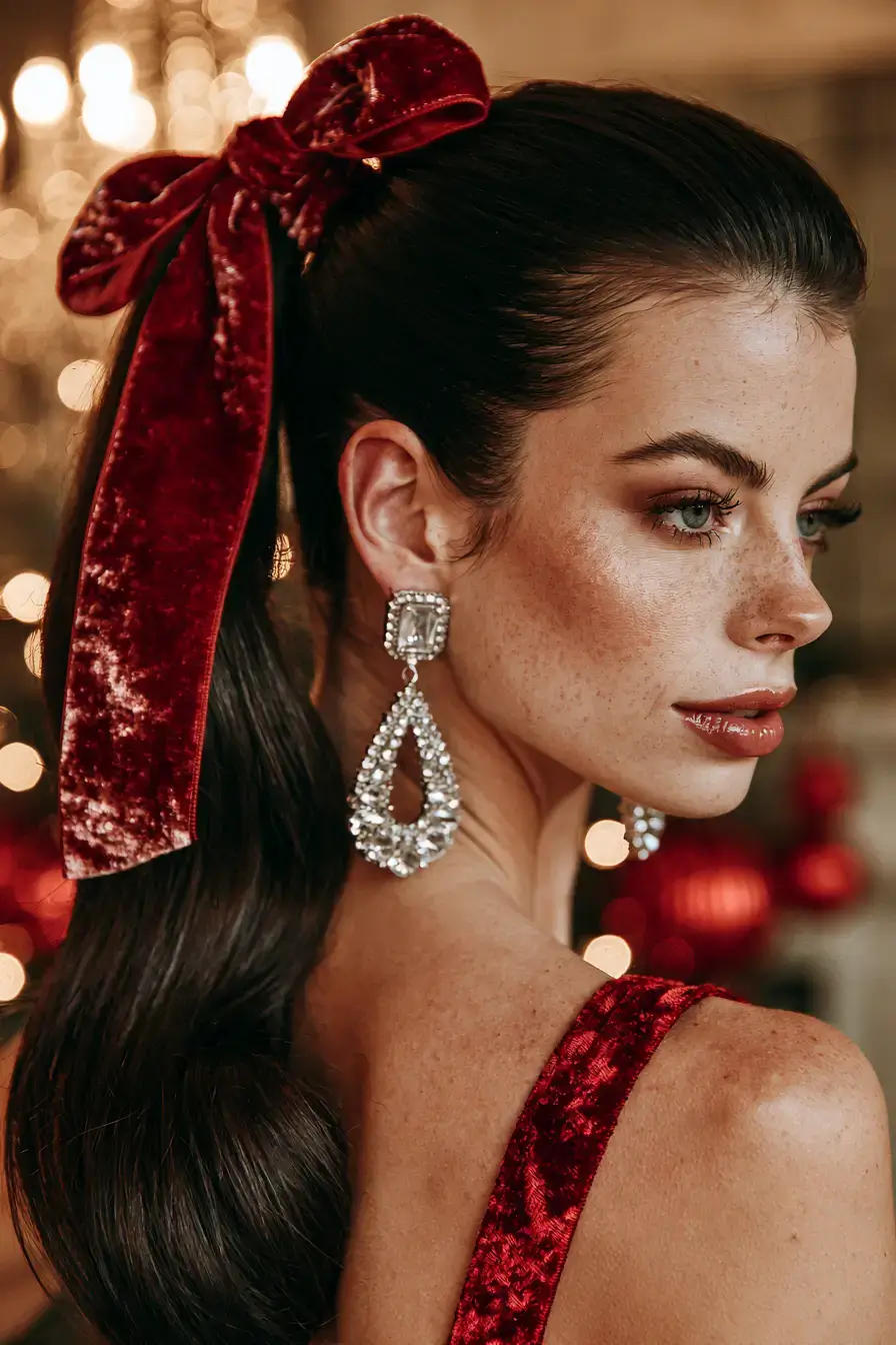 27 Christmas Party Hair Ideas to Shine This Holiday Season