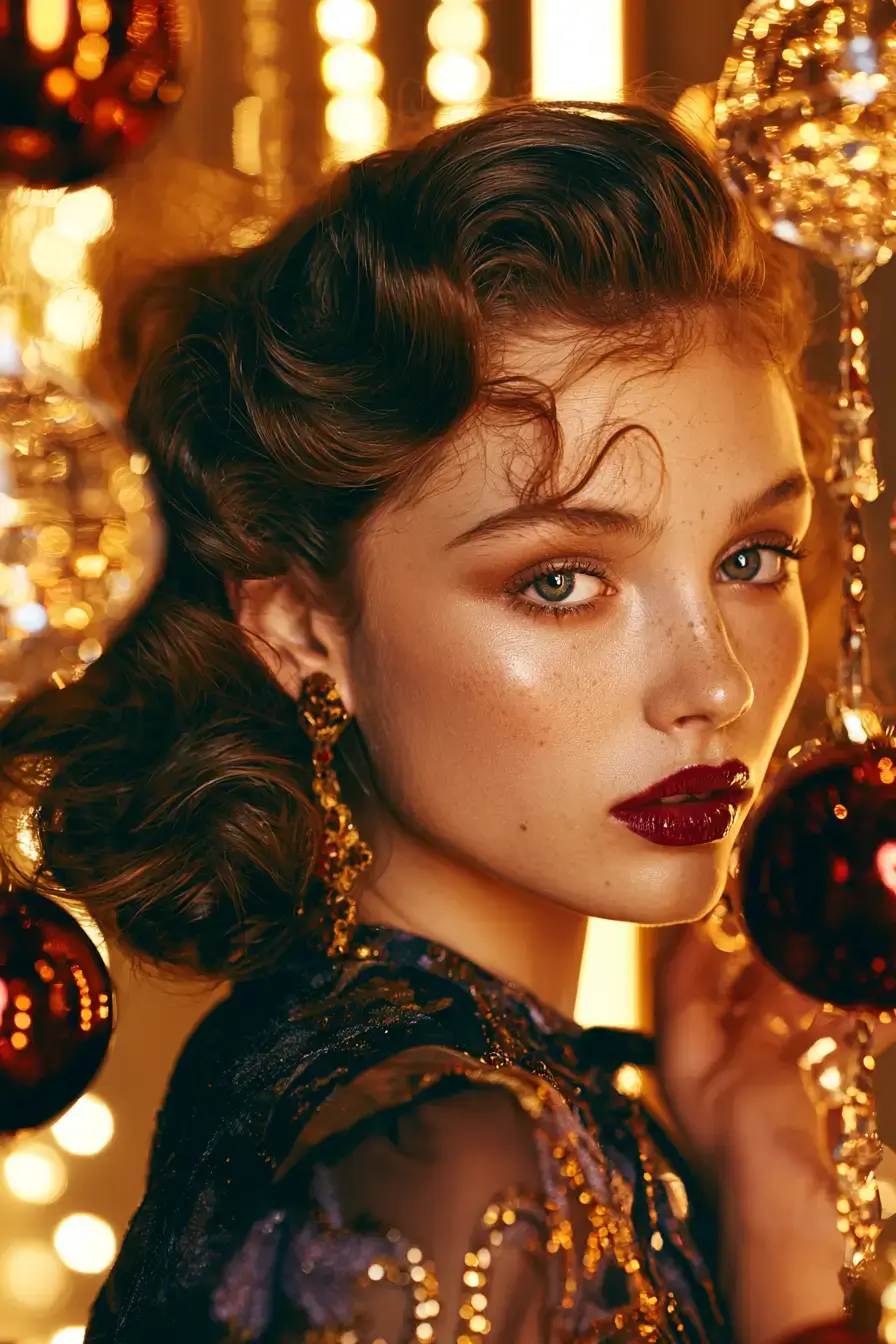 27 Christmas Party Hair Ideas to Shine This Holiday Season
