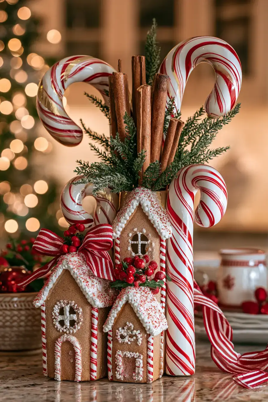 27 Candy Cane Centerpiece Ideas to Make Your Holiday Table Shine