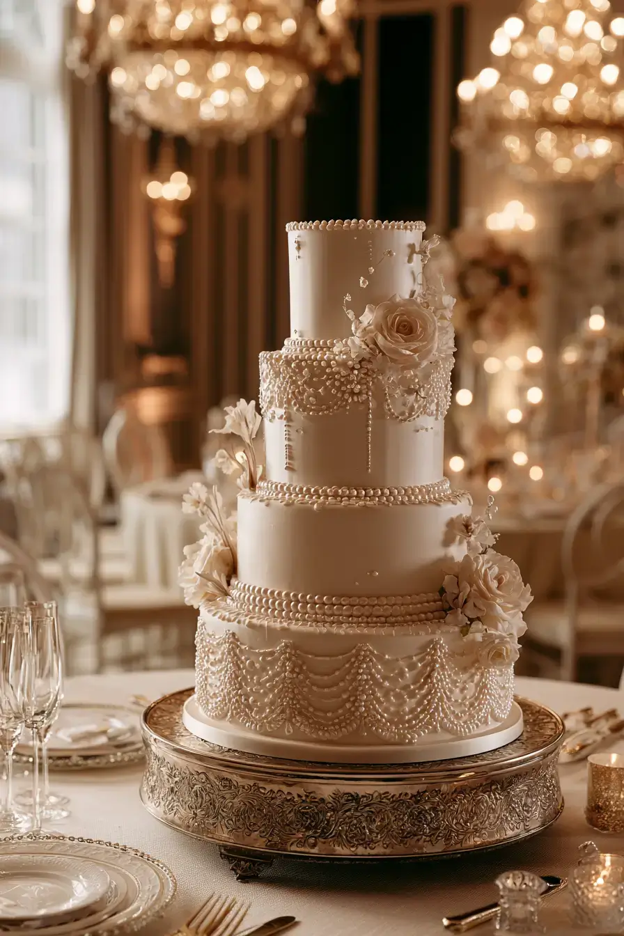 27 Stunning 4 Tier Wedding Cake Ideas to Inspire Your Celebration