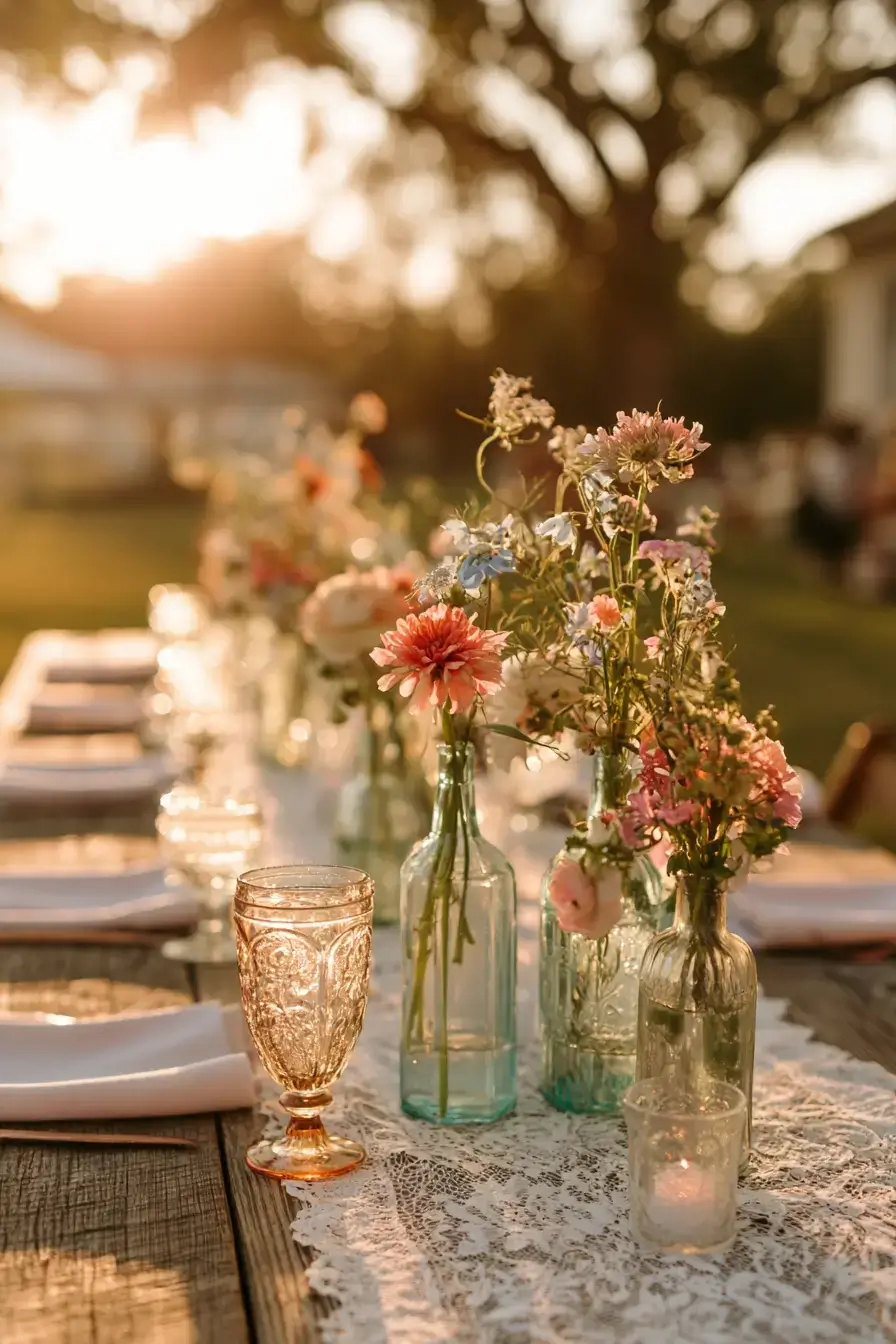 27 Bud Vase Wedding Centerpiece Ideas for a Romantic Reception