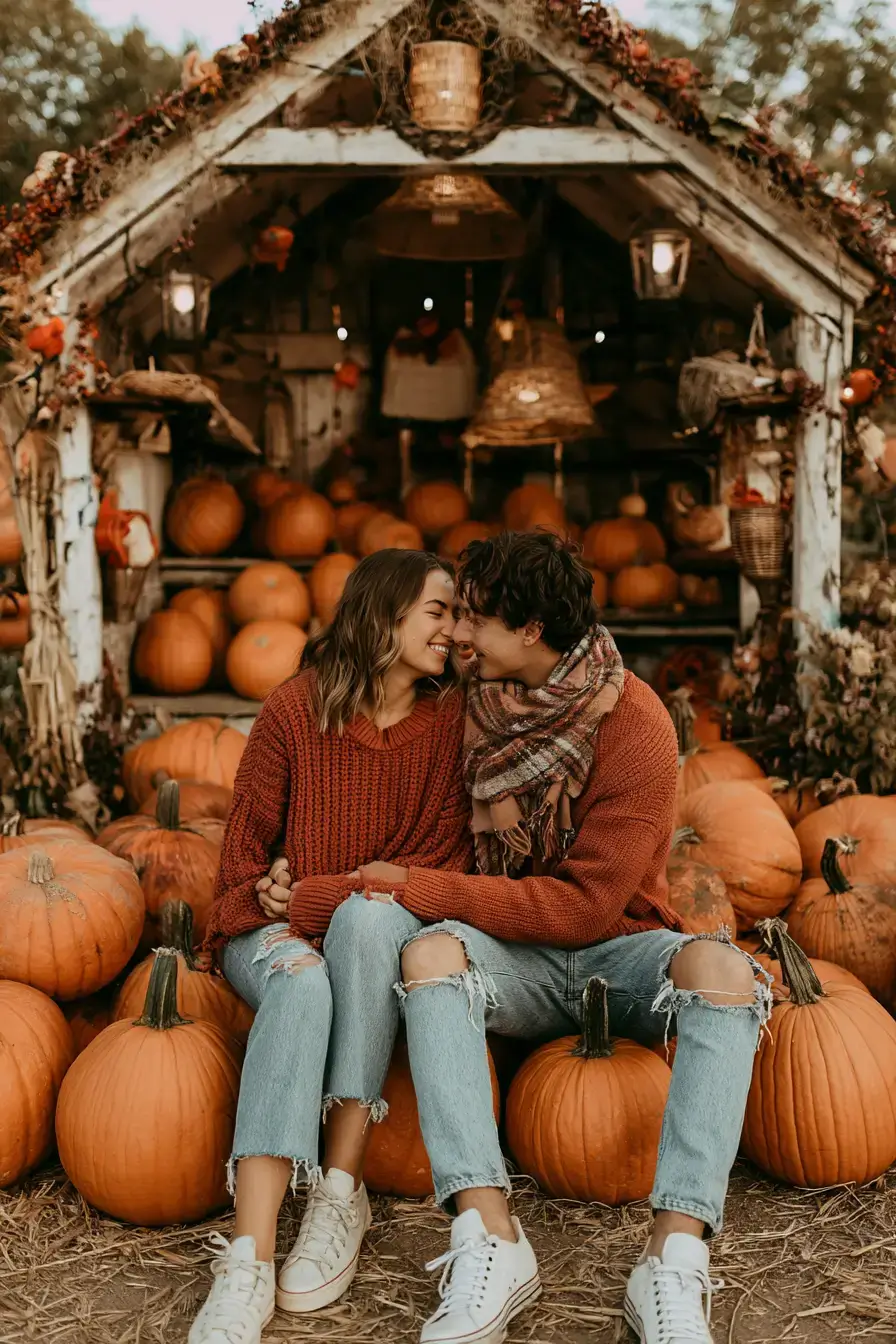 27 Fall Engagement Outfits That Feel Cozy and Romantic