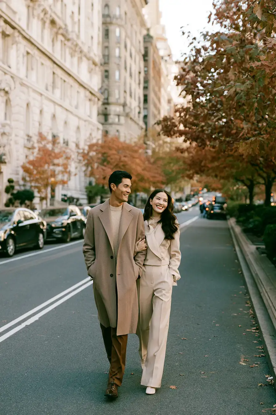 27 Fall Engagement Outfits That Feel Cozy and Romantic