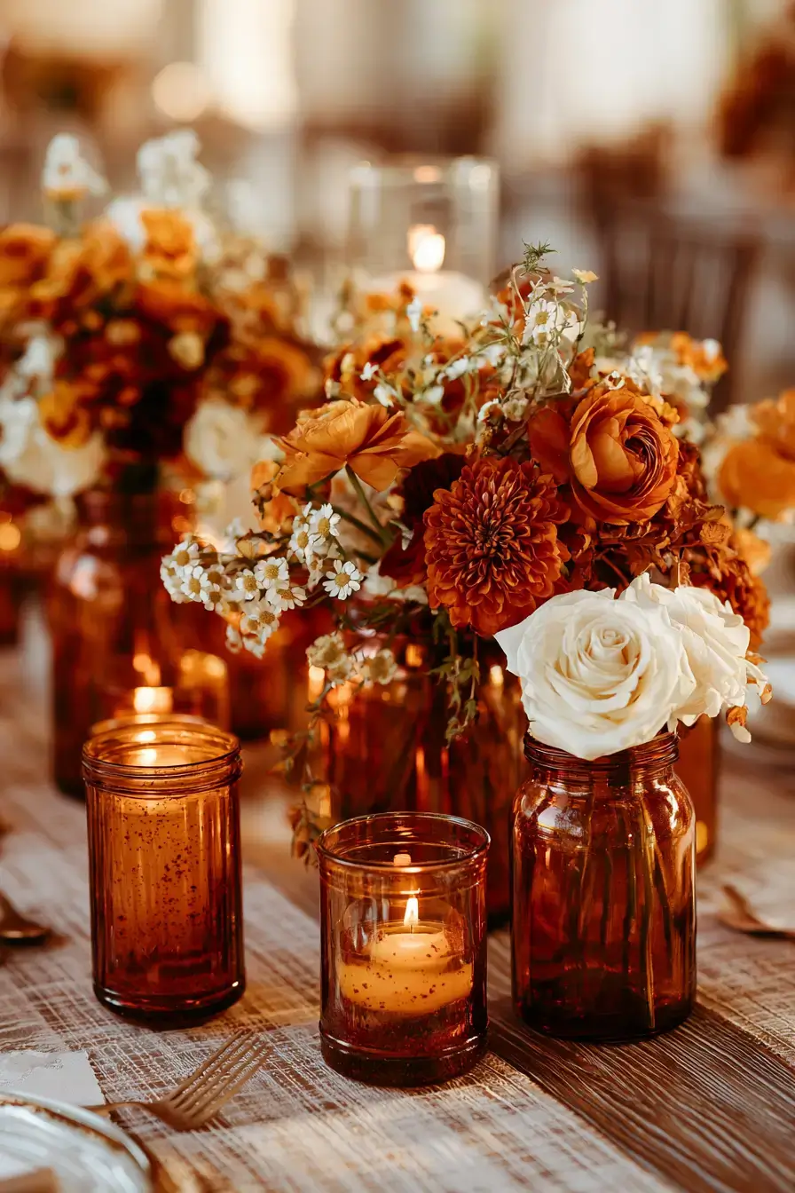 27 Fall Wedding Centerpieces for a Cozy and Romantic Celebration