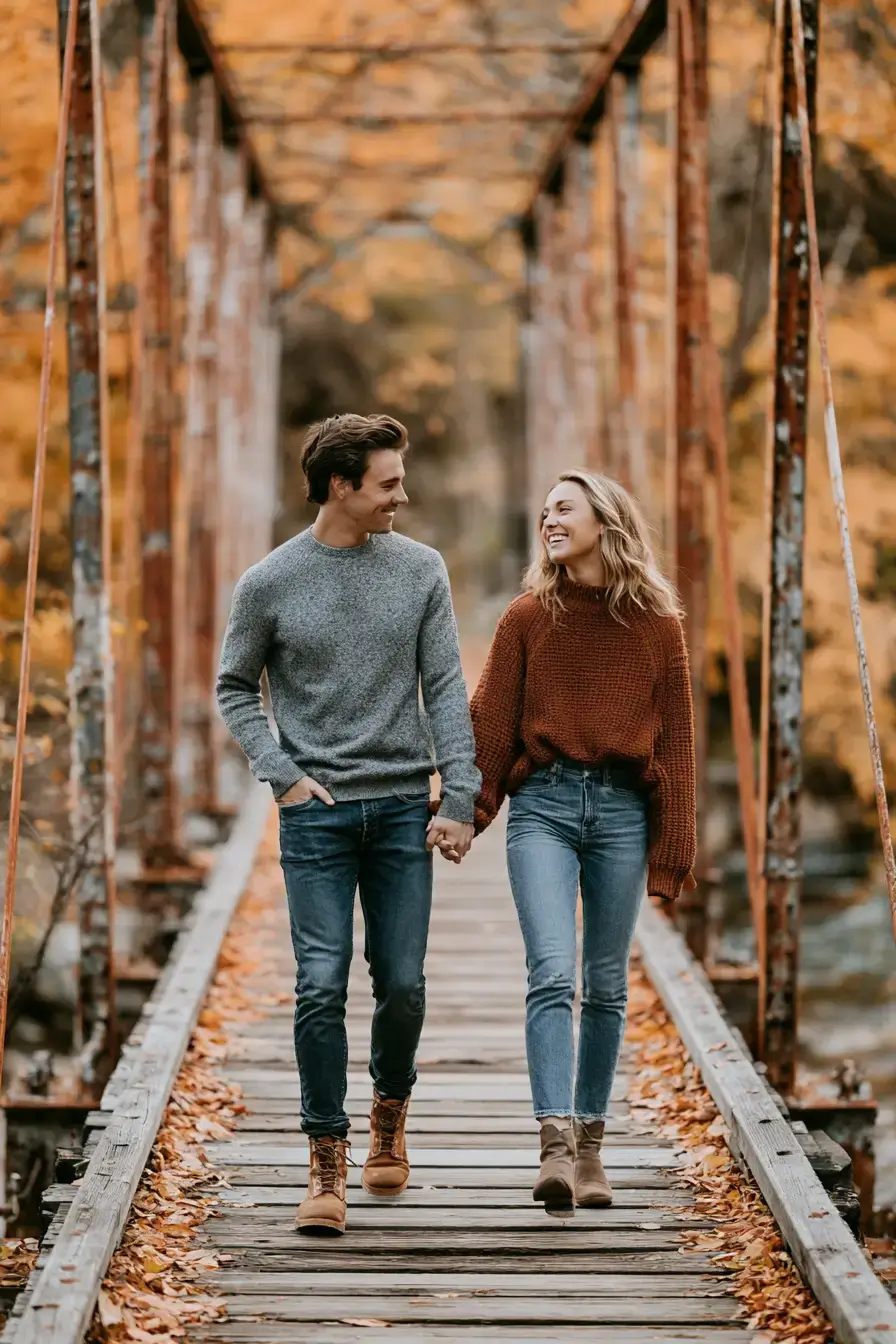 27 Fall Engagement Outfits That Feel Cozy and Romantic