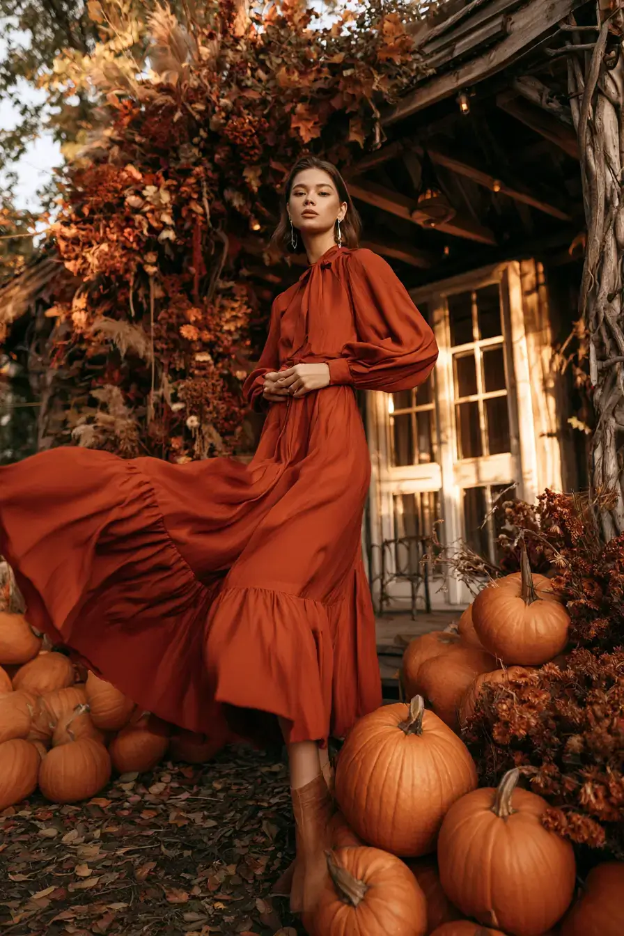 27 Beautiful October Wedding Guest Dress Ideas for Women
