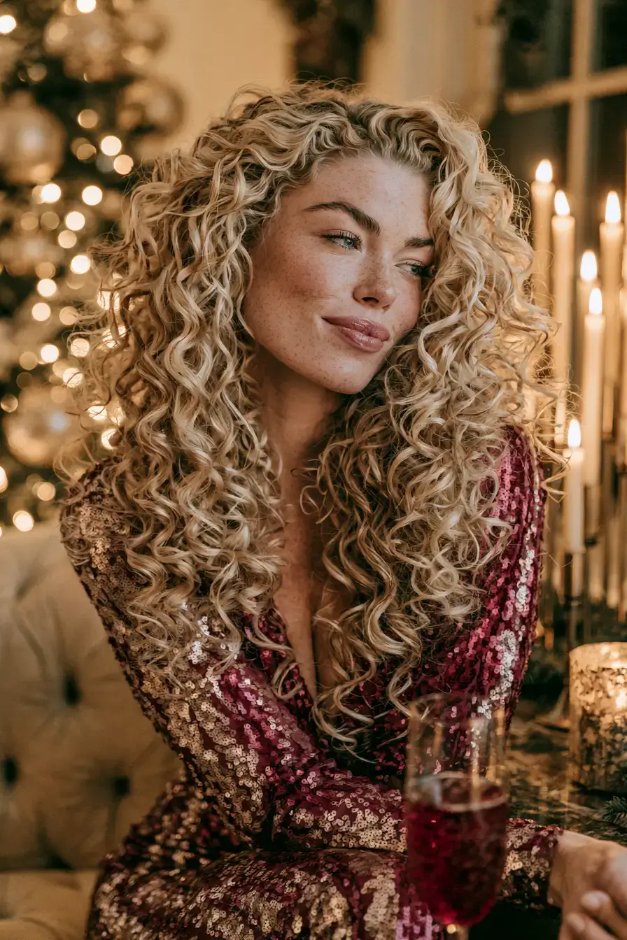 27 Christmas Party Hair Ideas to Shine This Holiday Season