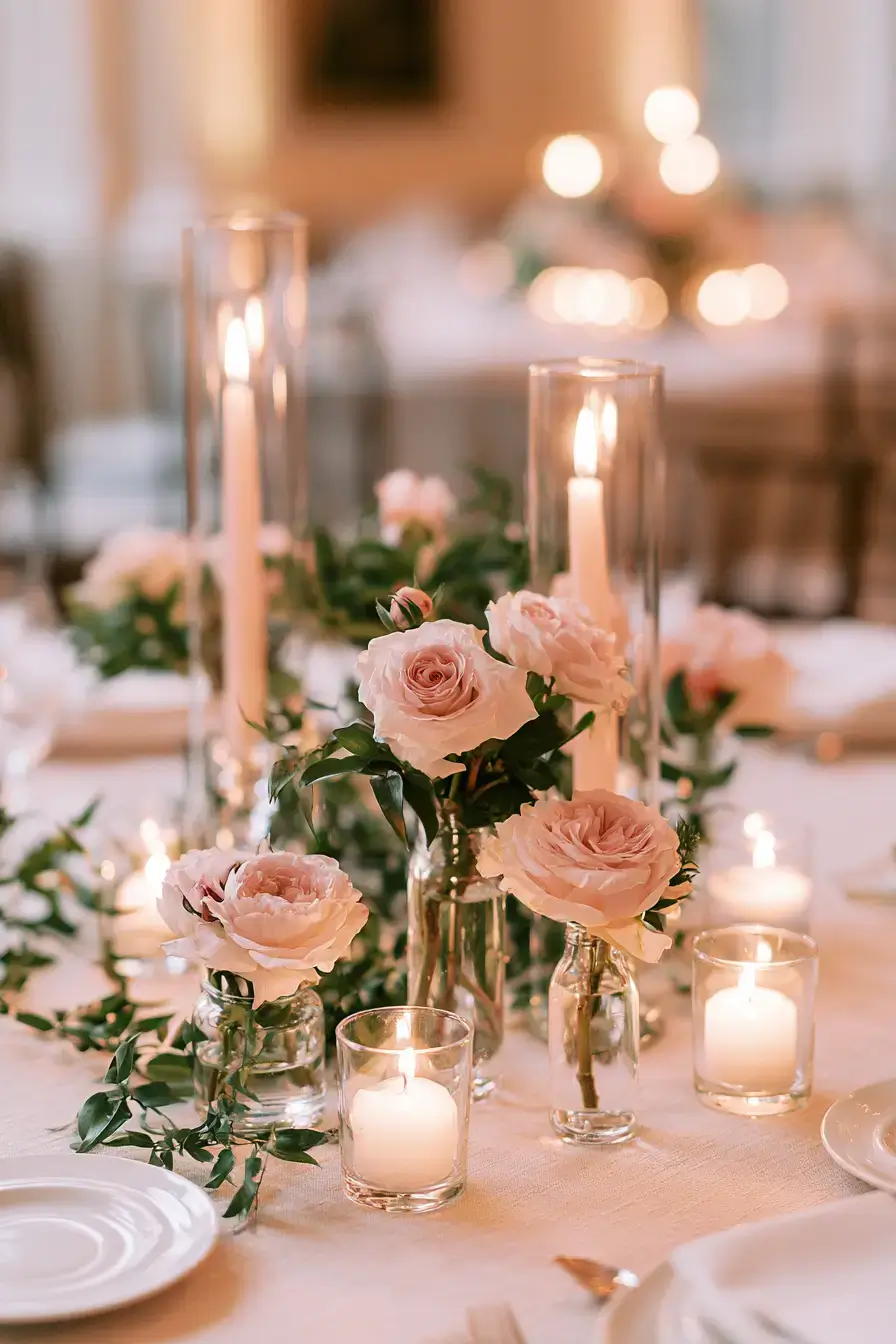 27 Bud Vase Wedding Centerpiece Ideas for a Romantic Reception