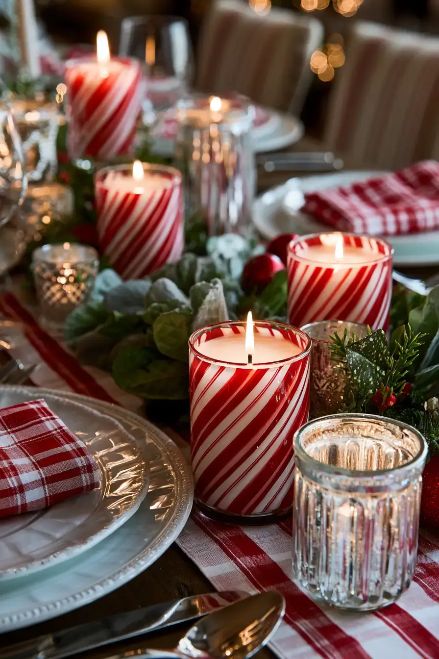 27 Candy Cane Centerpiece Ideas to Make Your Holiday Table Shine