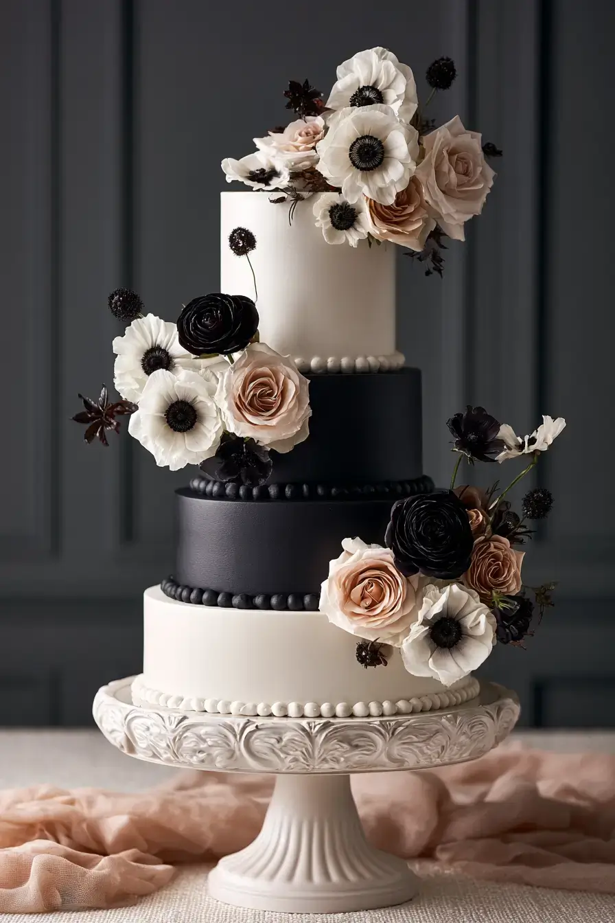 27 Stunning 4 Tier Wedding Cake Ideas to Inspire Your Celebration