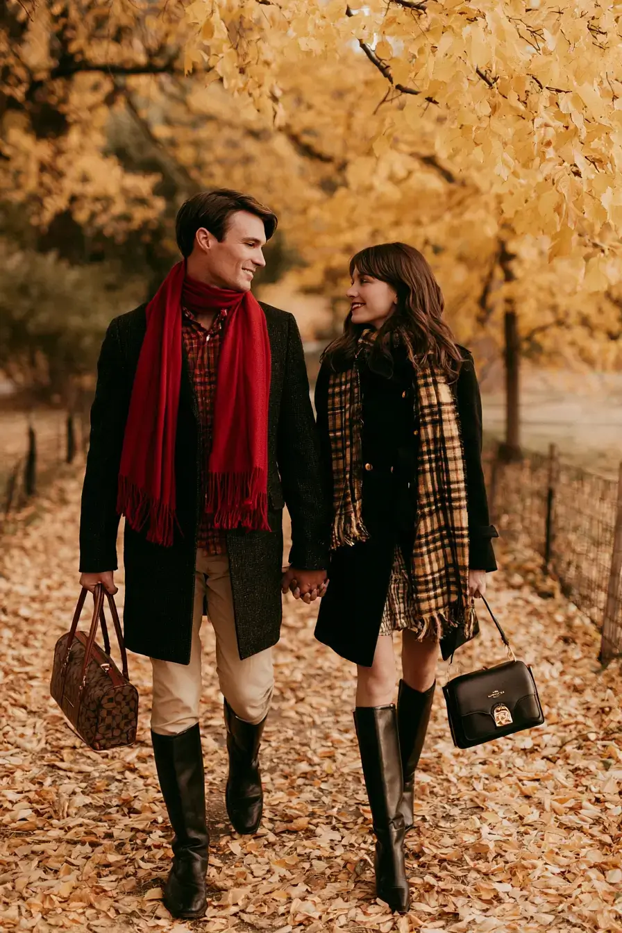 27 Fall Engagement Outfits That Feel Cozy and Romantic