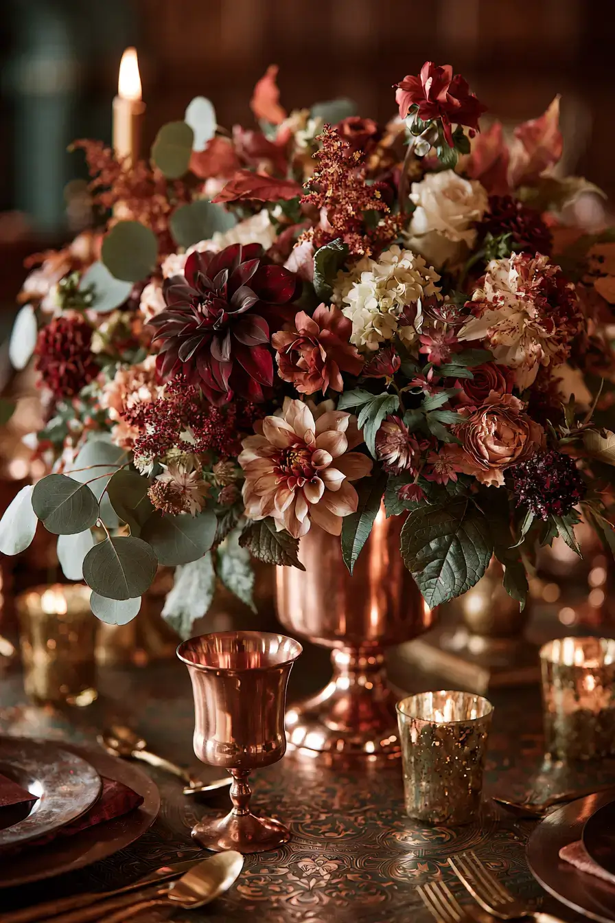 27 Fall Wedding Centerpieces for a Cozy and Romantic Celebration