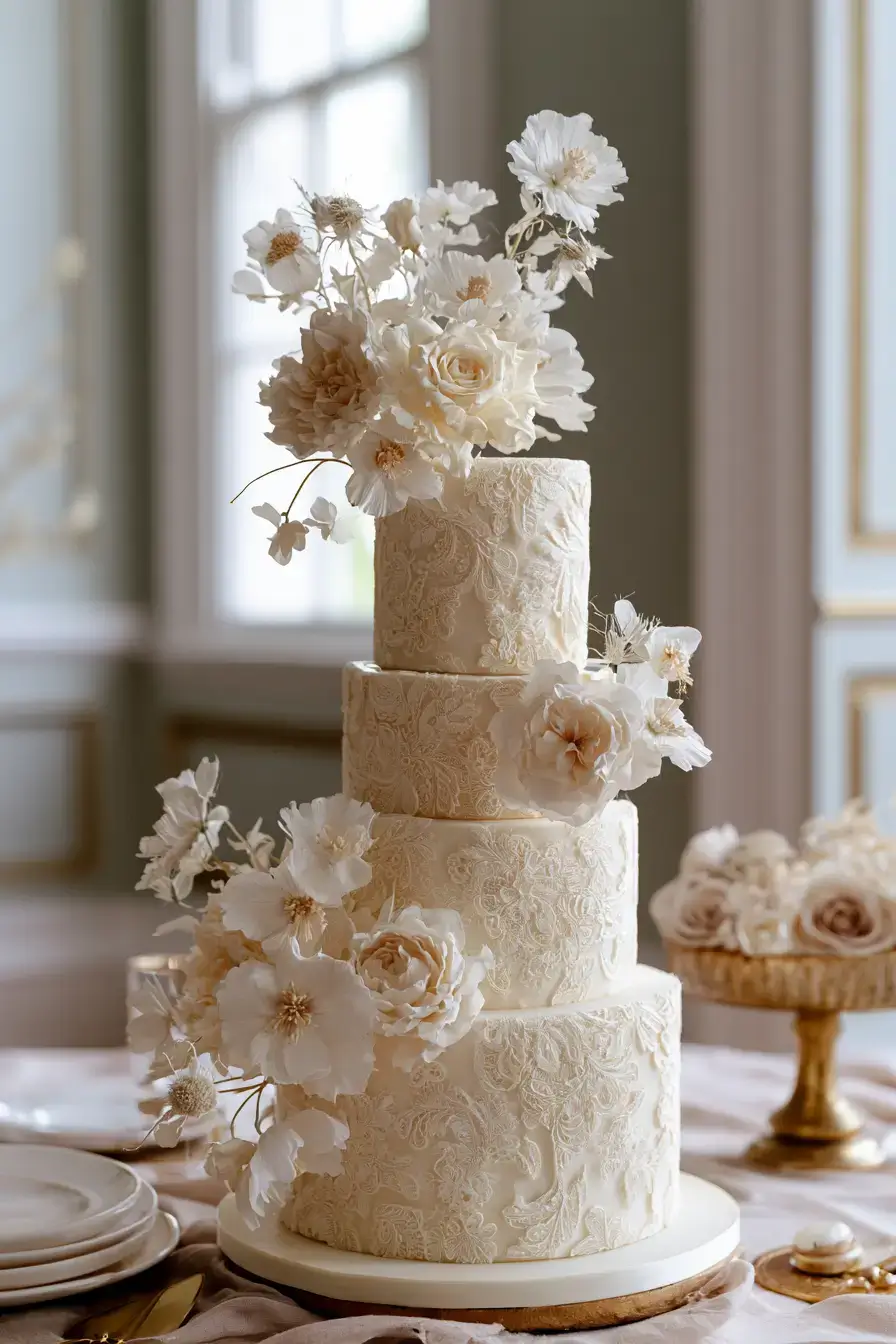 27 Stunning 4 Tier Wedding Cake Ideas to Inspire Your Celebration