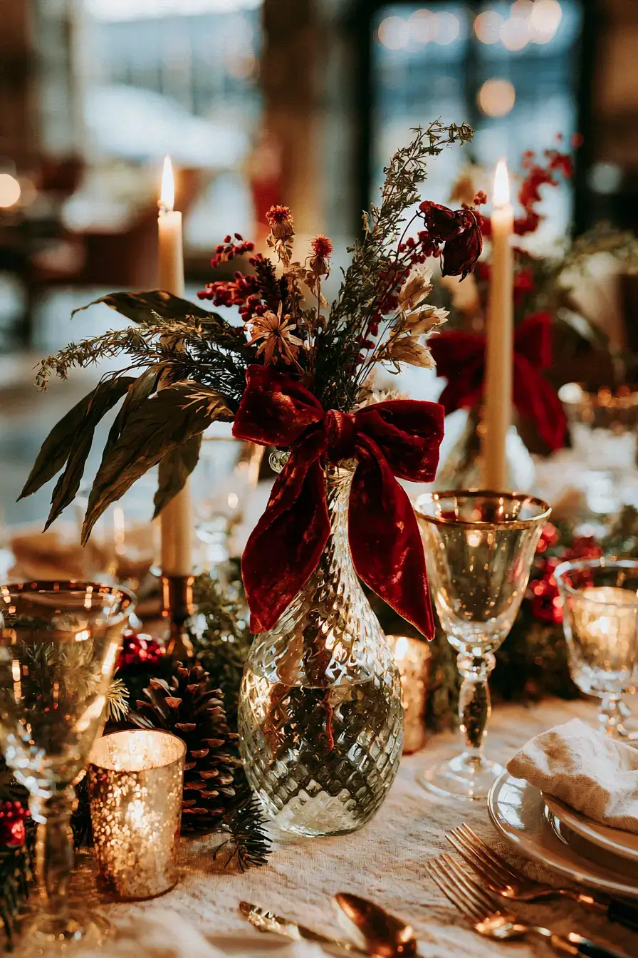 27 Elegant Christmas Wedding Centerpieces You'll Love This Holiday Season