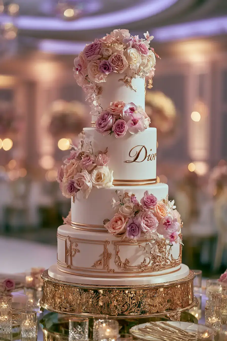 27 Stunning 4 Tier Wedding Cake Ideas to Inspire Your Celebration