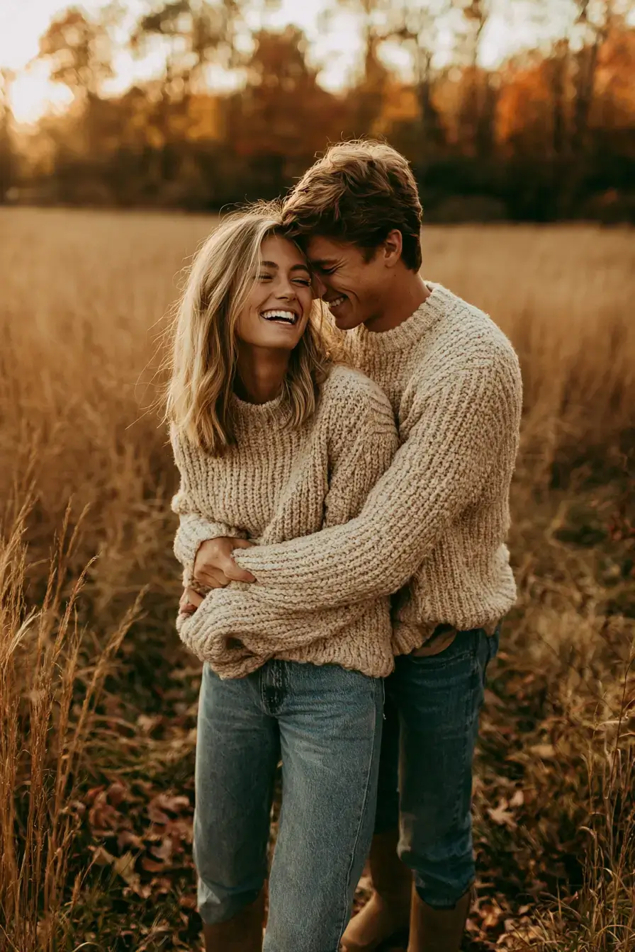 27 Fall Engagement Outfits That Feel Cozy and Romantic