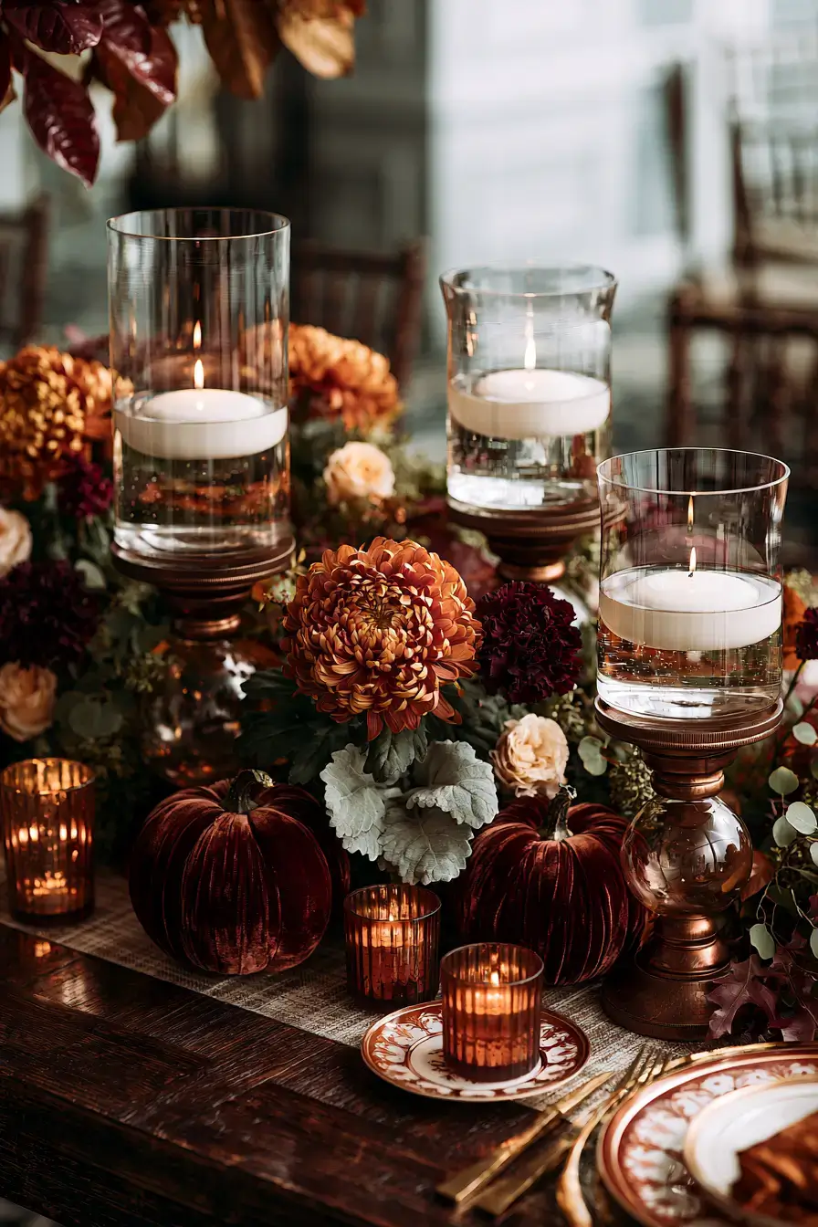 27 Fall Wedding Centerpieces for a Cozy and Romantic Celebration