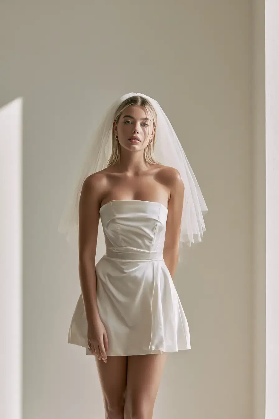 27 Chic Mini Wedding Dresses You'll Fall in Love With