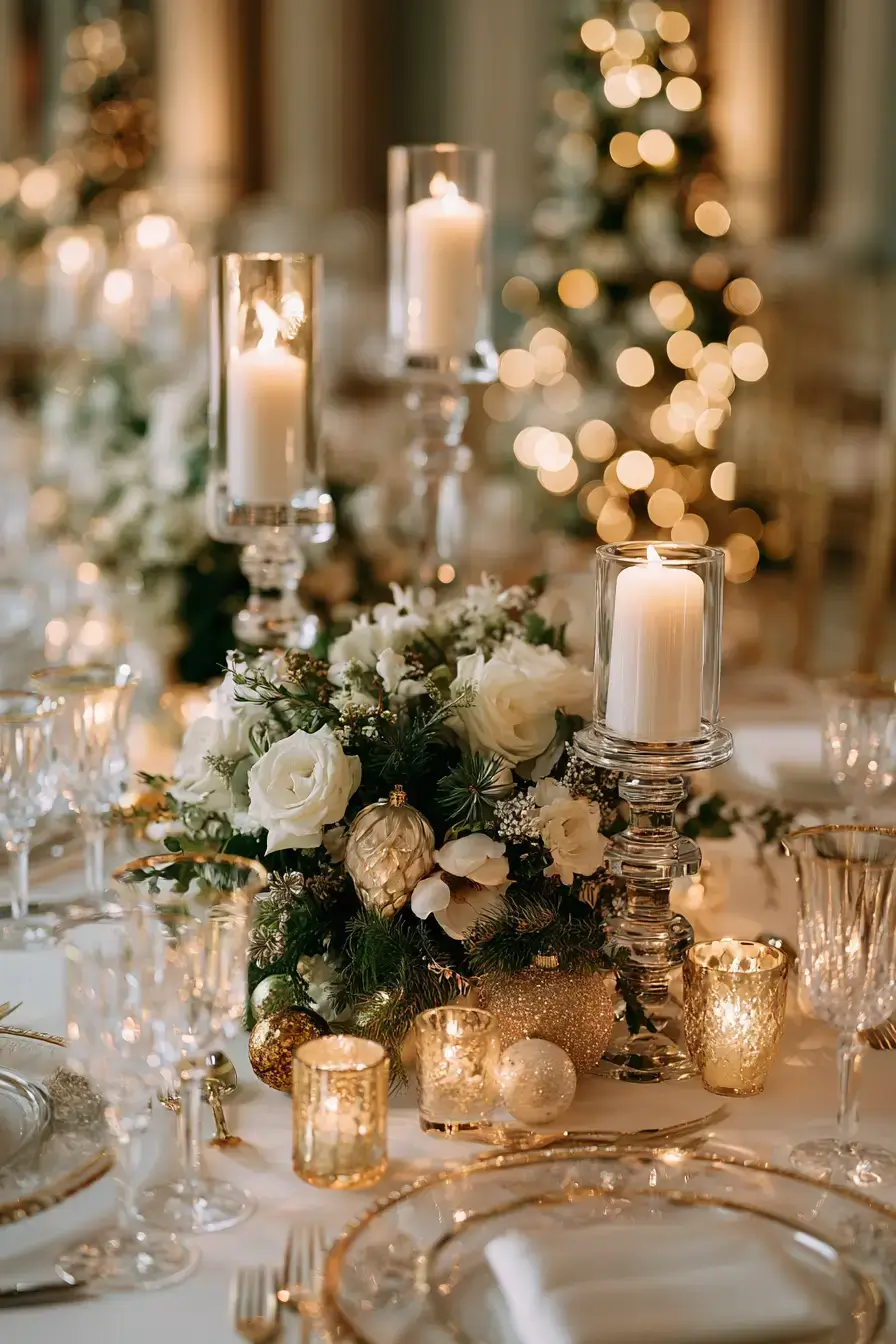 27 Elegant Christmas Wedding Centerpieces You'll Love This Holiday Season