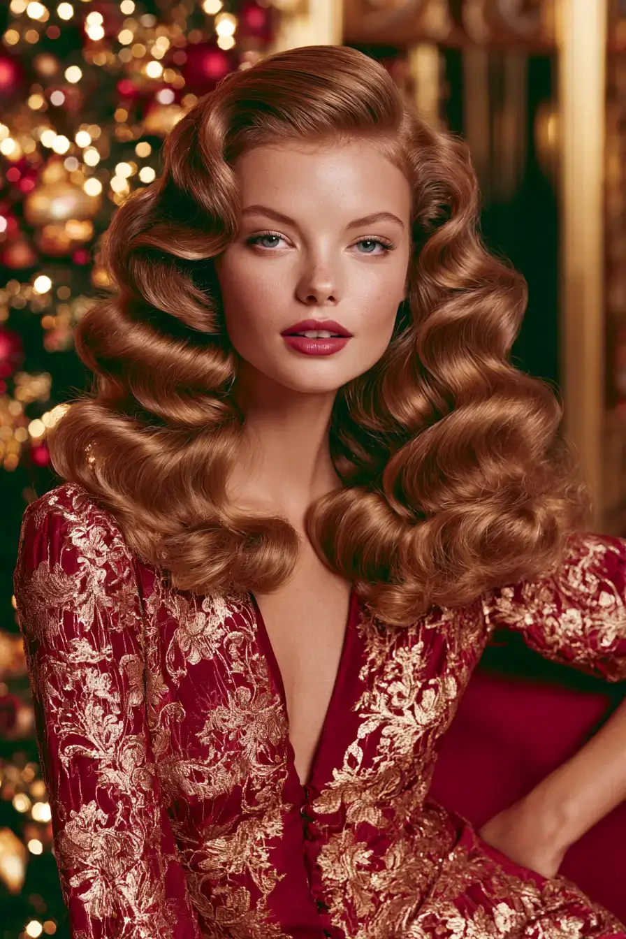 27 Christmas Party Hair Ideas to Shine This Holiday Season