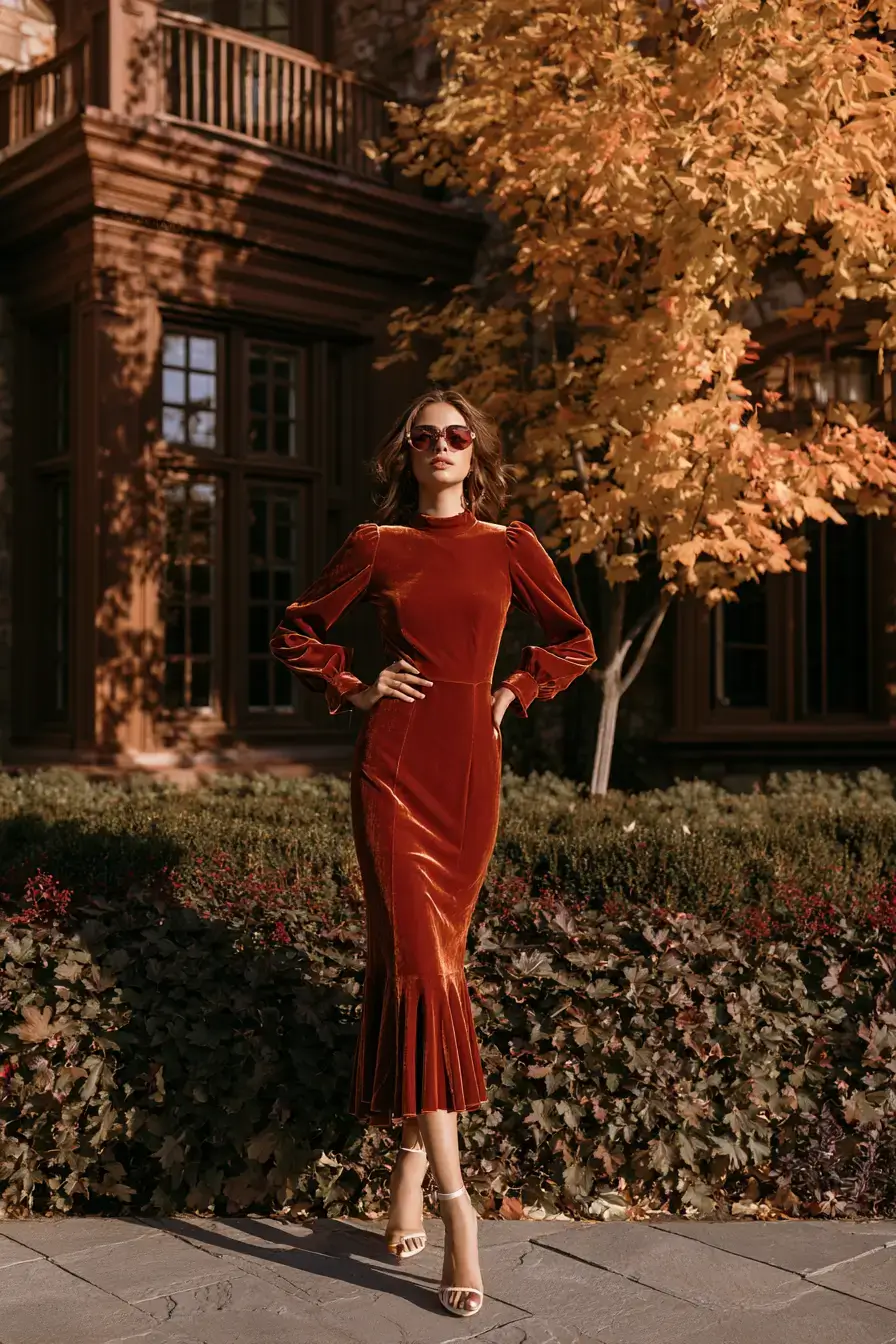 27 Beautiful October Wedding Guest Dress Ideas for Women